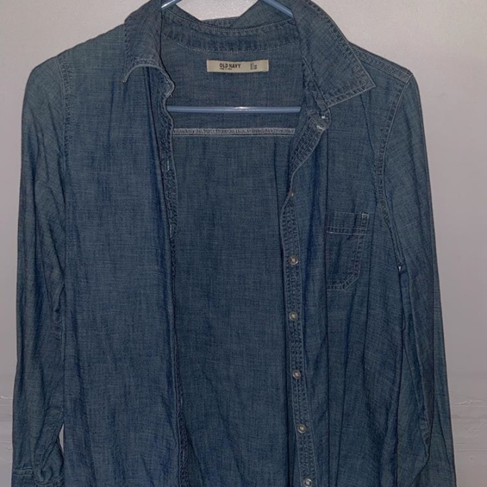 Denim flannel